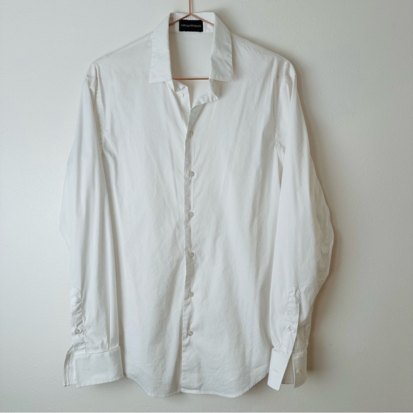 Emporio Armani white button down shirt - Picture 4 of 7
